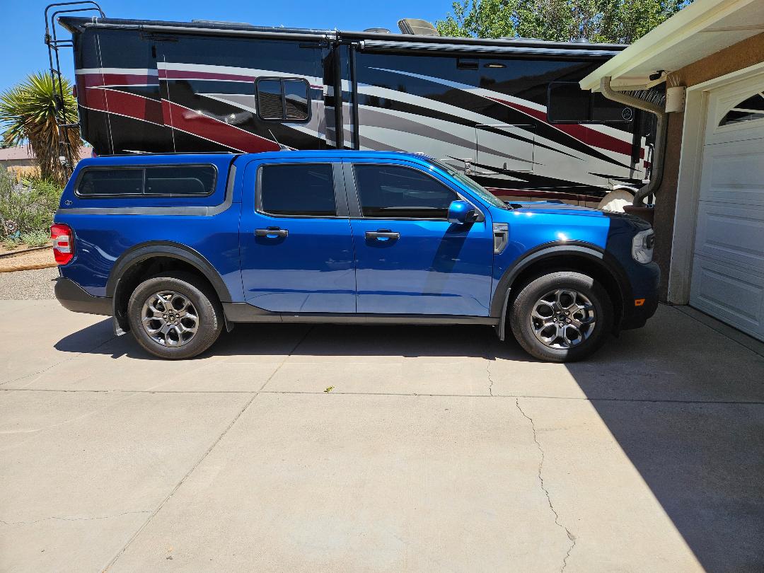 Ford Maverick 2 years ago today... truck with topper
