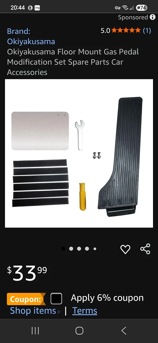 Ford Maverick Pedal height issue fixed.... Screenshot_20251002_204430_DuckDuckGo