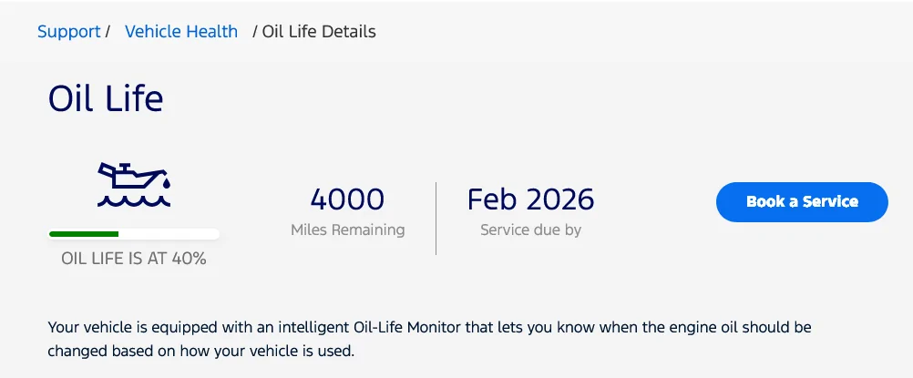 Ford Maverick its 25,000 miles maintenance time '23 hybrid (update from previous thread) Screenshot 2025-10-05 at 20-23-33 Vehicle Health Alerts