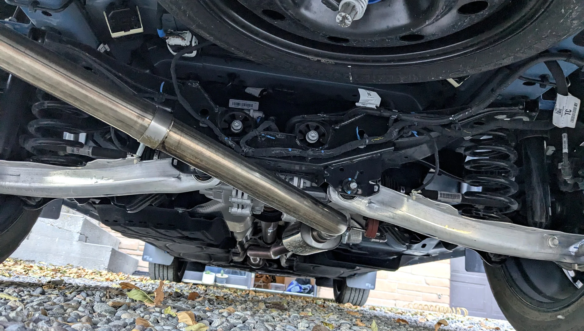 Ford Maverick MRT Exhaust (Sport Touring), Catback [Muffled] on 2025 Maverick Lobo - sound comparison clip PXL_20251006_000515233