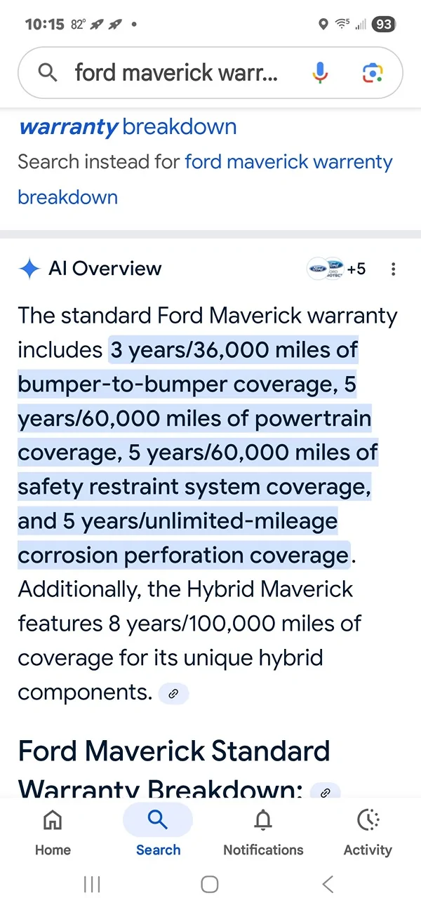 Ford Maverick Endless repeated Hybrid failures have finally broken me Screenshot_20251007_101508_Googl
