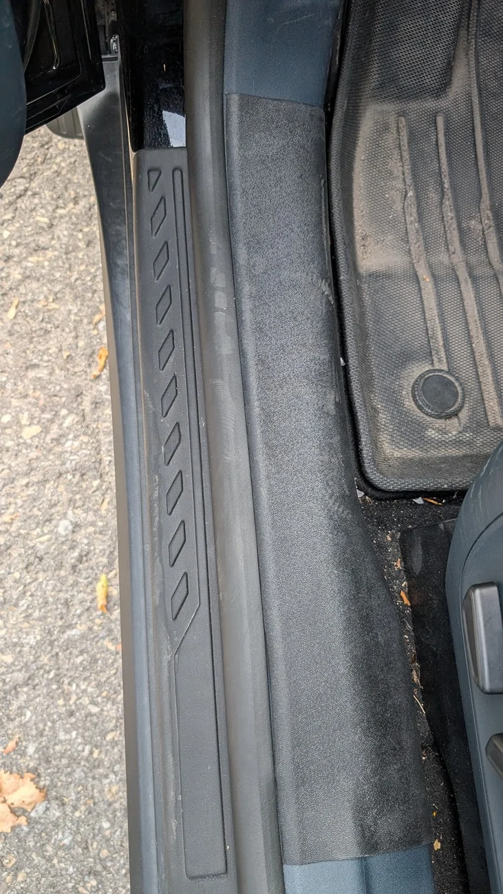 Ford Maverick Maxzina Door Sill and Rear Door Edge Protector installed PXL_20251013_205241147