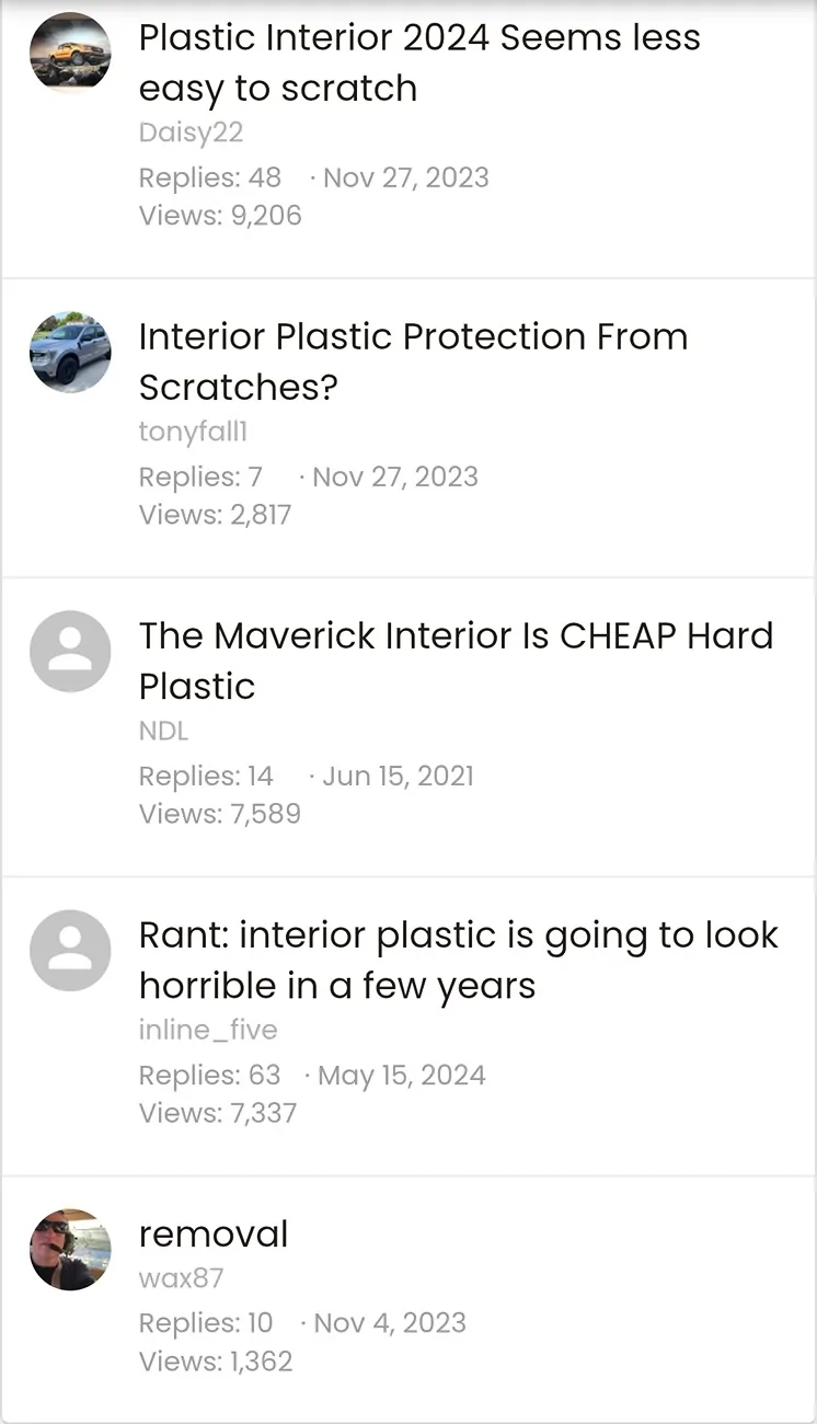 Ford Maverick Plastic interior scratch removal? Screenshot_2025-10-14-13-51-43-20_40deb401b9ffe8e1df2f1cc5ba480b12