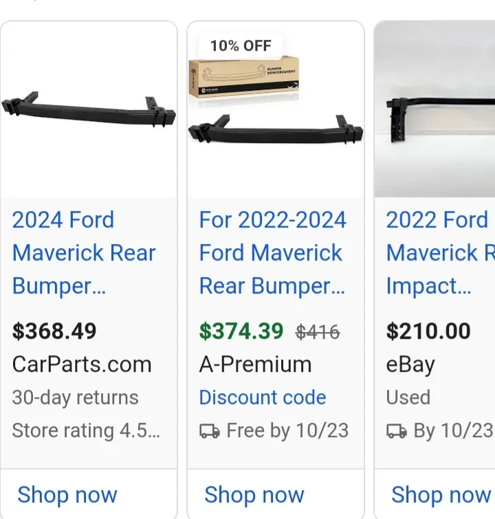 Ford Maverick Remove trailer hitch 20251015_084841