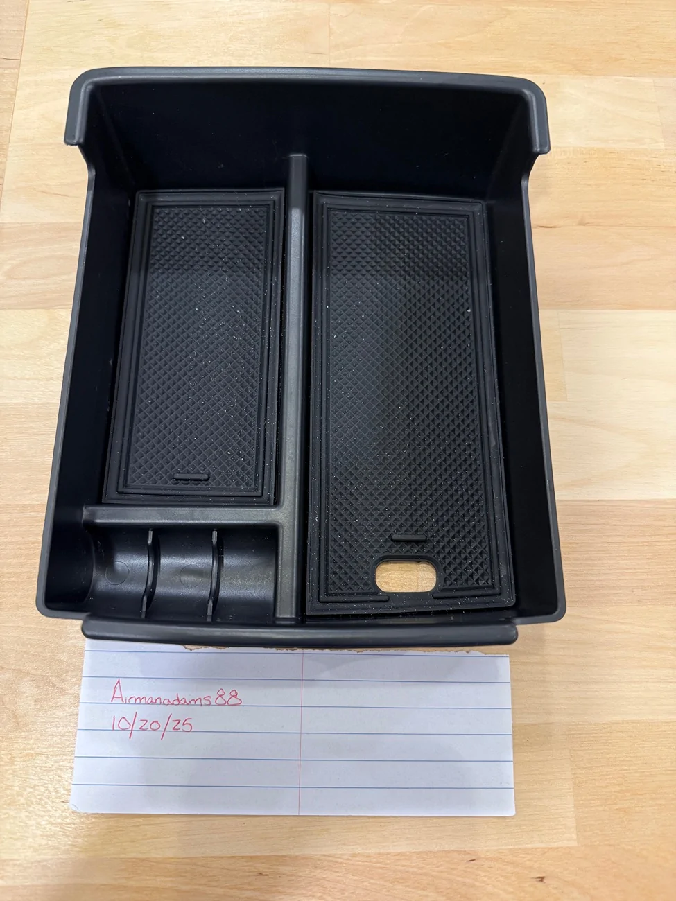 Ford Maverick Center console organizer IMG_3305