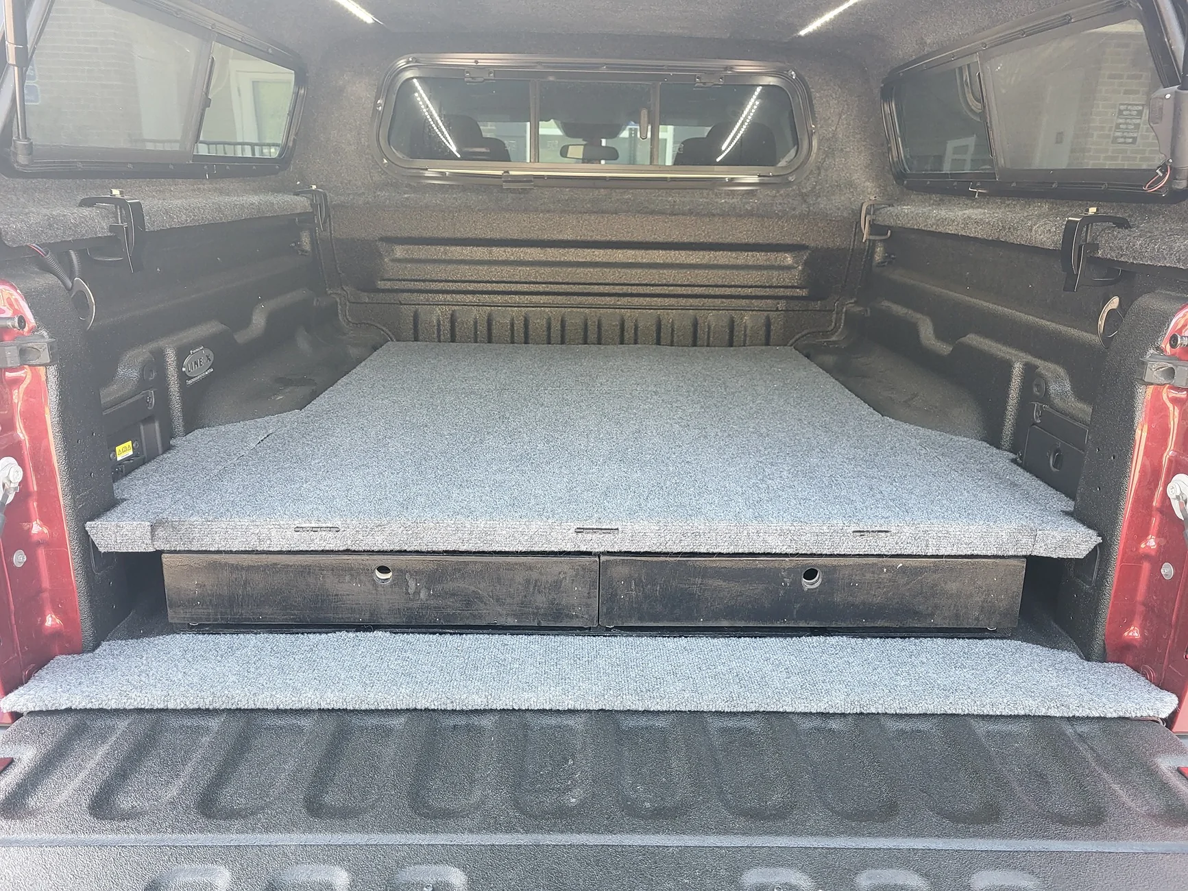 Ford Maverick My multipurpose bed drawers / storage / divider 20250907_091329