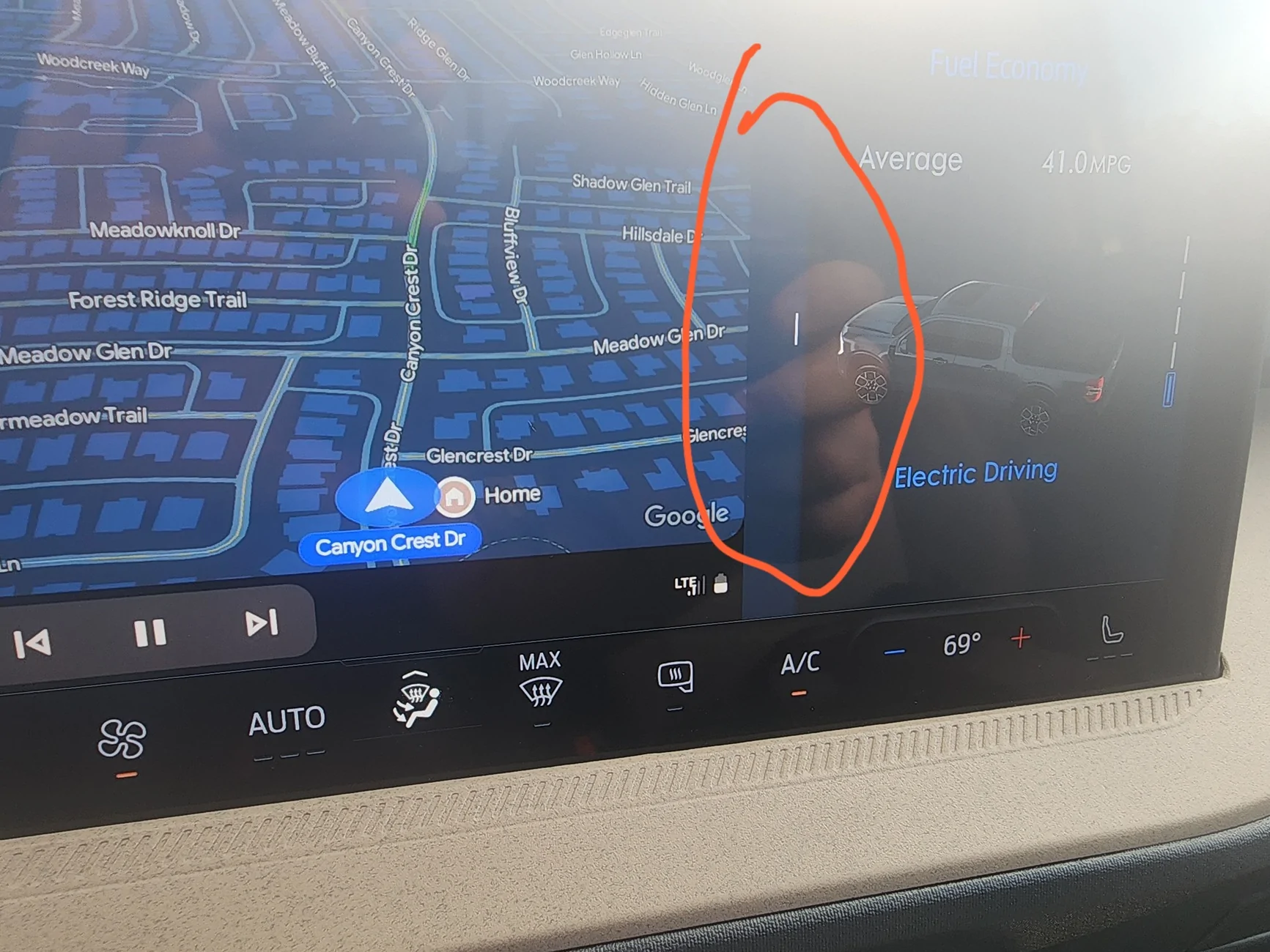 Ford Maverick Secondary Screen Not Flush Sync 4 and Android Auto 20251025_102049
