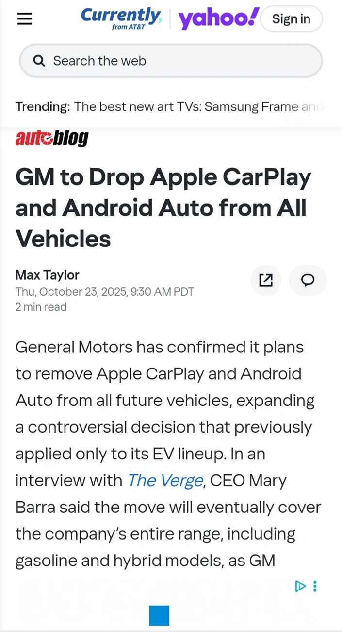 Ford Maverick Why are car companies dropping Apple CarPlay? 20251026_092606