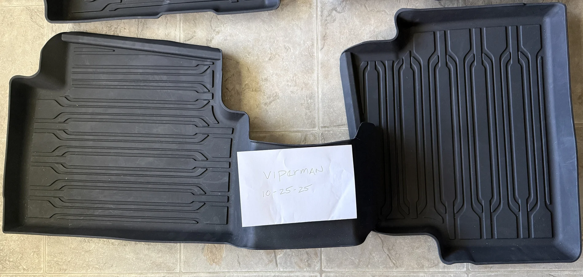 Ford Maverick Ford Maverick 2022-2025 OEM floor liners IMG_0700