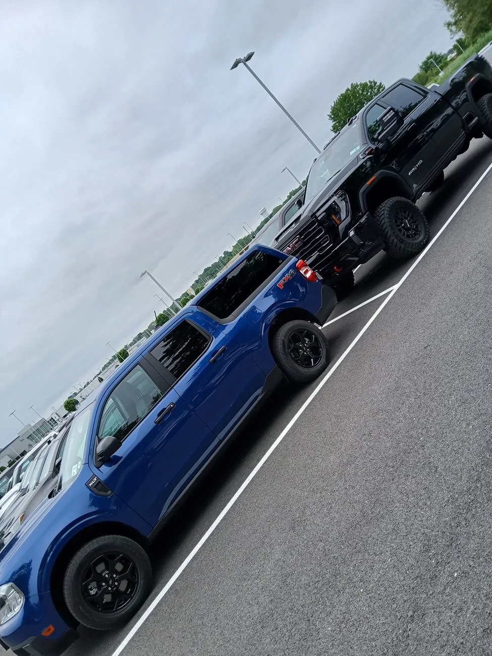 Ford Maverick Post your Maverick next to ridiculously large trucks - photos thread 20250627_090701
