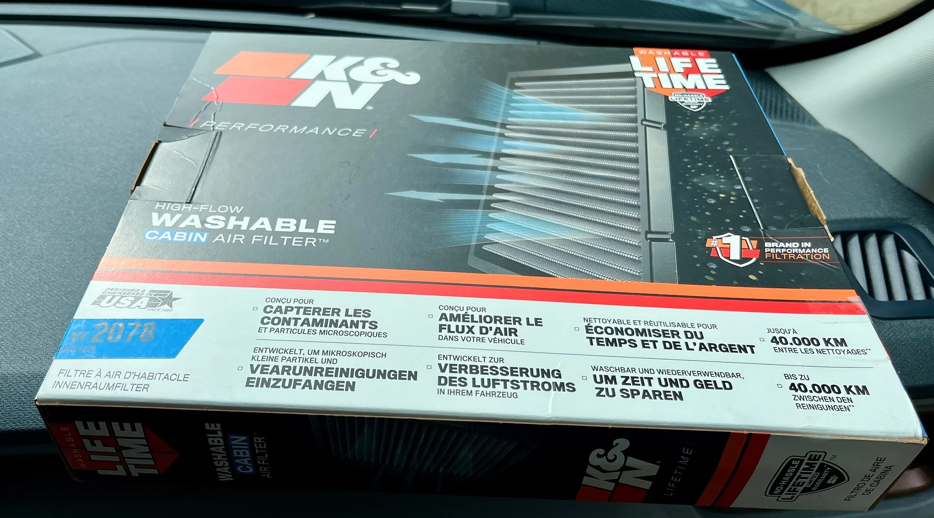 Ford Maverick 21,600 cabin filter change. IMG_5519