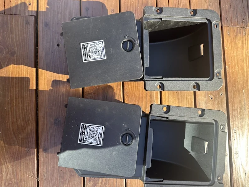 Ford Maverick Ford OEM Soft Bed Cover and 2 Bed Cubbies IMG_8450