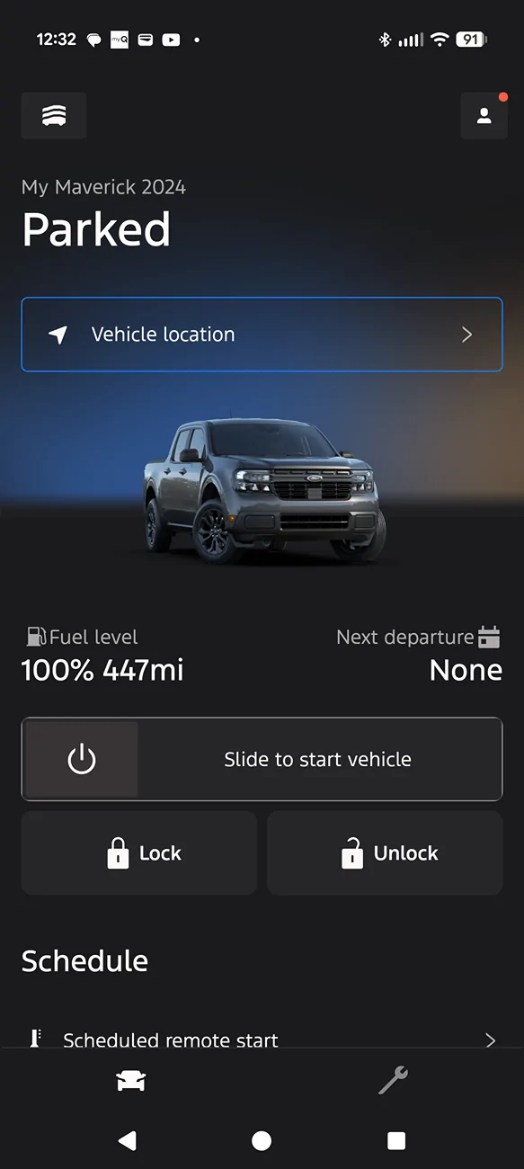Ford Maverick The New Ford App Screenshot_20251028-123208