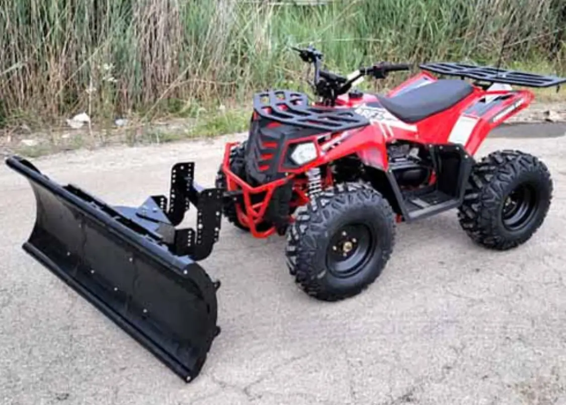 Ford Maverick Rear mounted snow plow installed 1761687815462-x8
