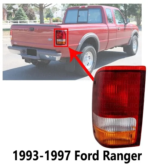 Ford Maverick Making rear turn signals more visible. 1994 Ranger Tail Light