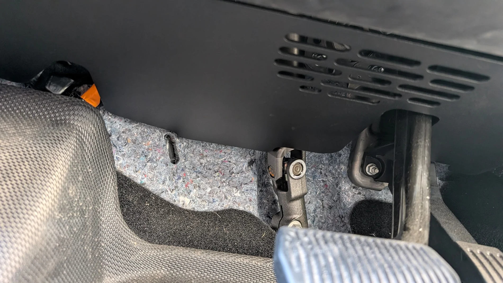 Ford Maverick Maxzina Footwell Kick Plate installed in 2025 Maverick PXL_20251029_194359425.MP