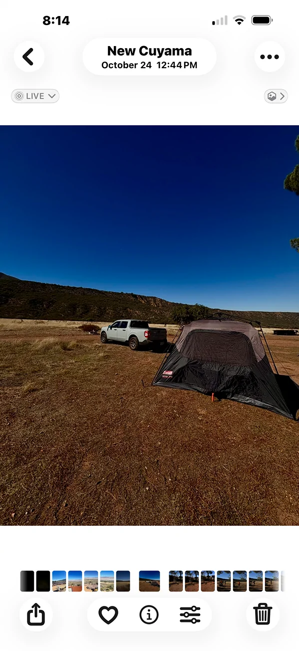 Ford Maverick Went Camping IMG_9660
