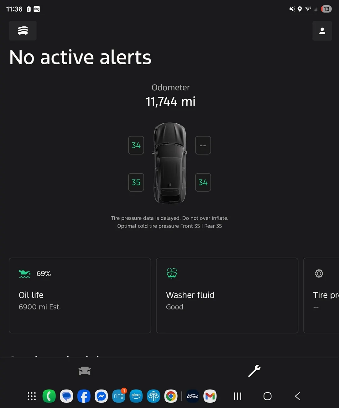 Ford Maverick Pre collision assist not available stuck in park Screenshot_20251101_113650_Ford