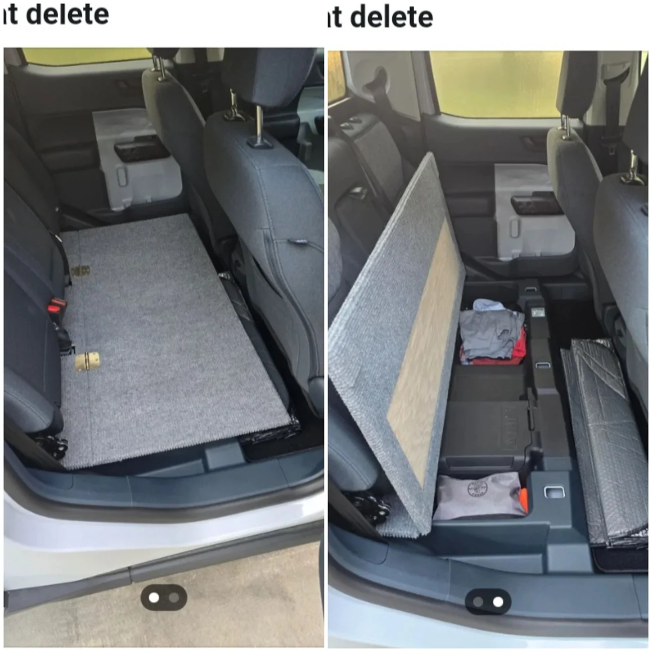 Ford Maverick Cover/Mat for folded down back seat? 20251102_083419