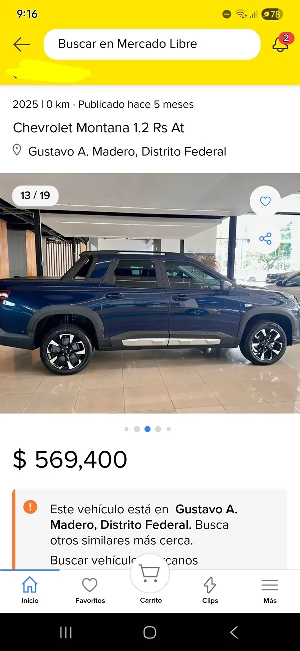 Ford Maverick If they sold the Chevy Montana here, would it compete? Screenshot_20251102_211637_Mercado Libre~2