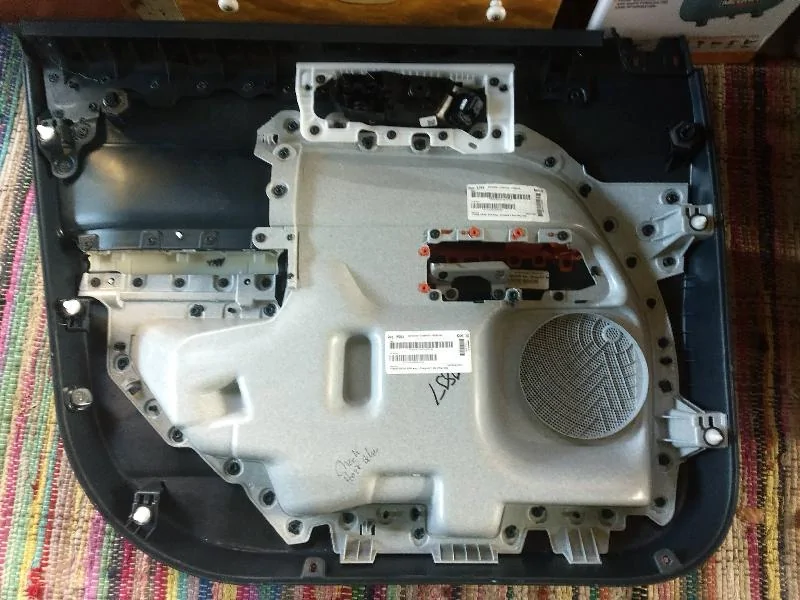 Ford Maverick Hertz K165 with Sound Deadening in Passenger Front Door BackSideDoorTrim