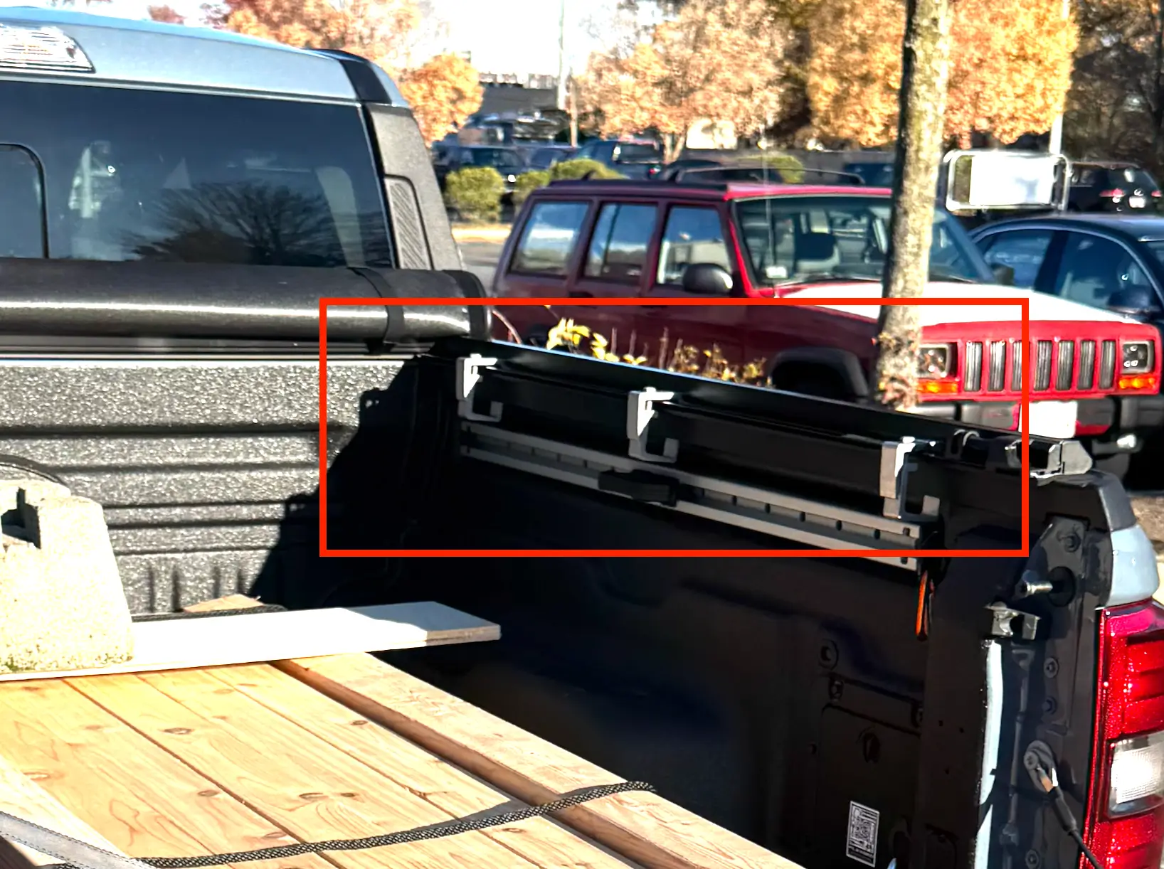 Ford Maverick Tonneau covers and Ford OEM cargo rail system. Screenshot 2025-11-03 at 9.44.46 AM
