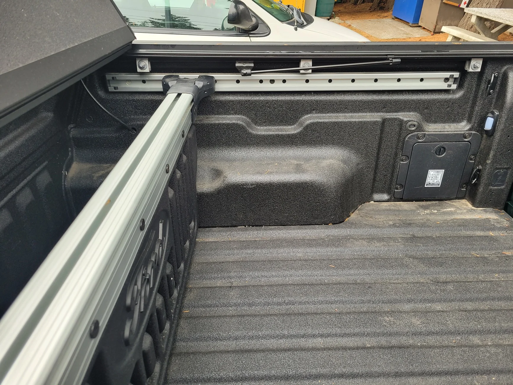 Ford Maverick Tonneau covers and Ford OEM cargo rail system. 20251103_092758