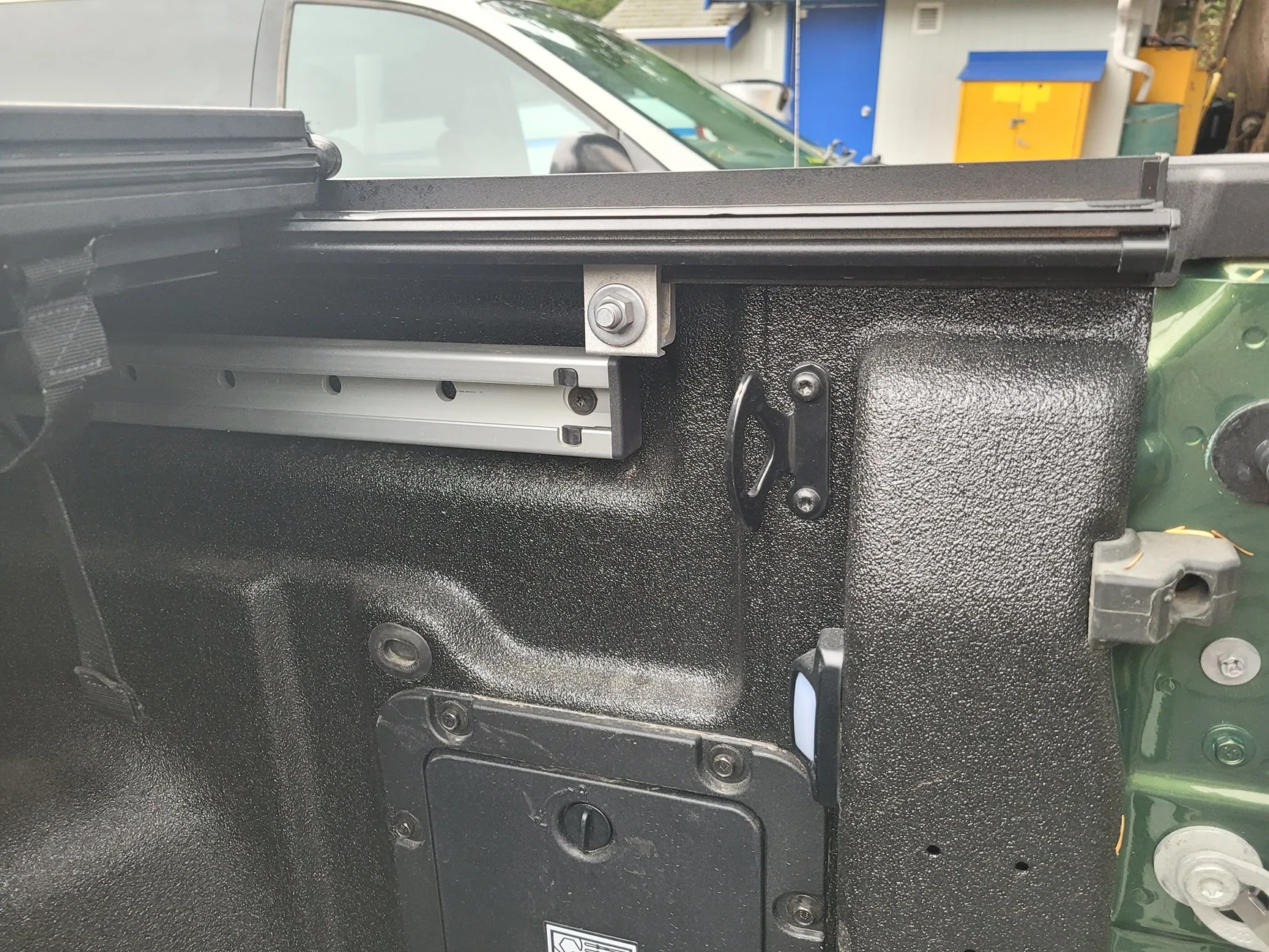 Ford Maverick Tonneau covers and Ford OEM cargo rail system. 20251103_092717