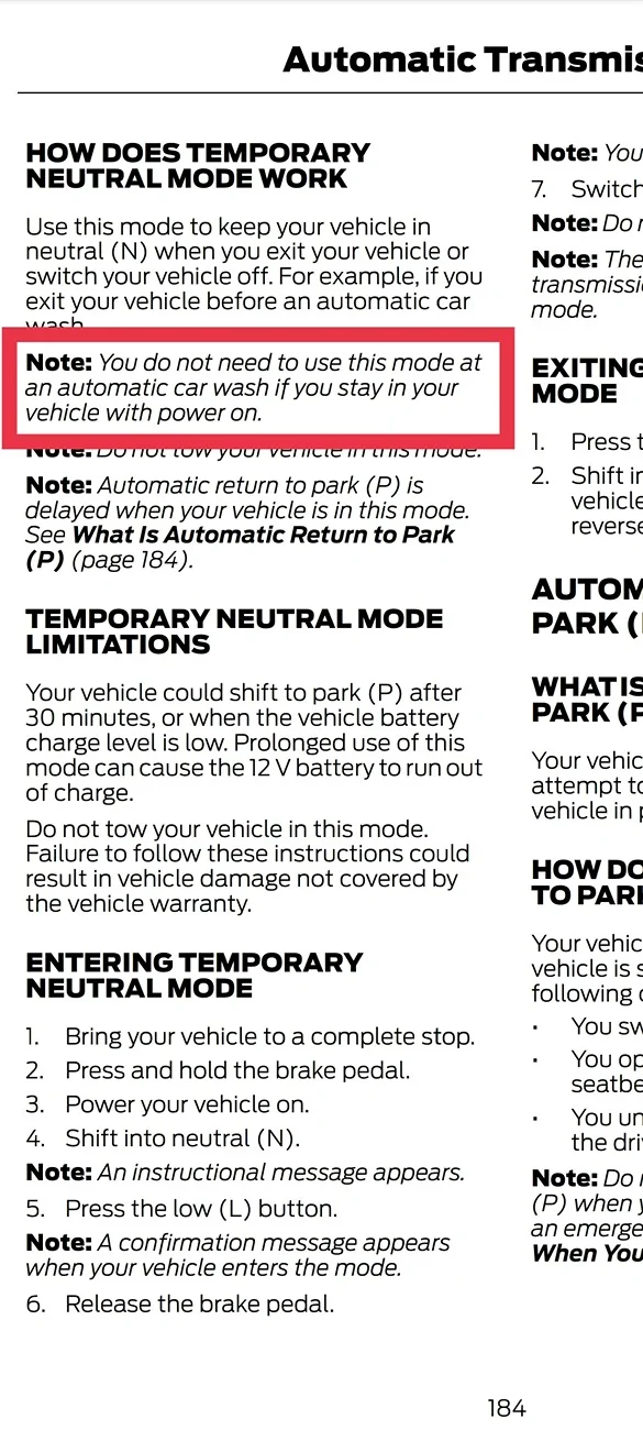 Ford Maverick Car wash trouble IMG_20251103_163339