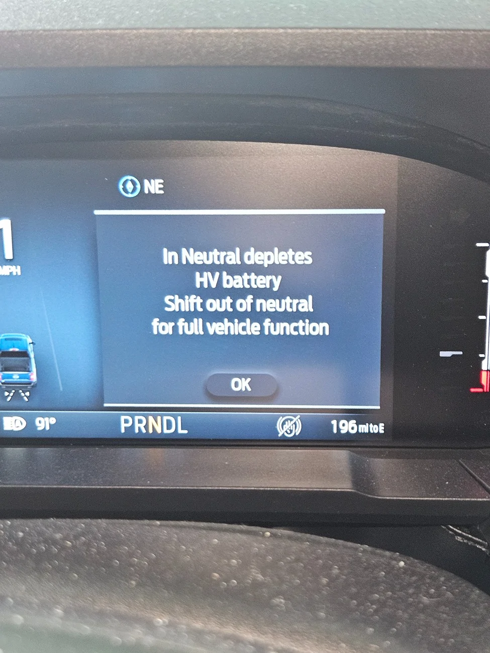 Ford Maverick Car wash trouble 20250703_155059