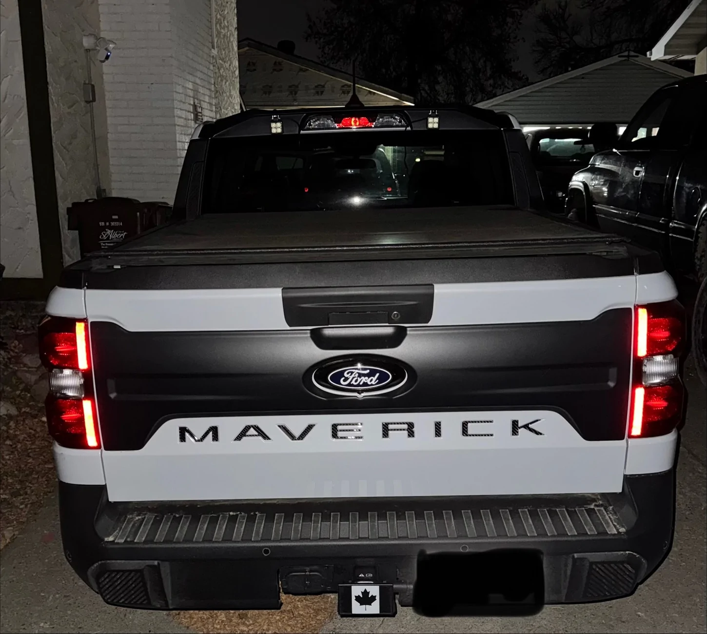 Ford Maverick Cab Spoiler/ Scene Light install IMG_4309