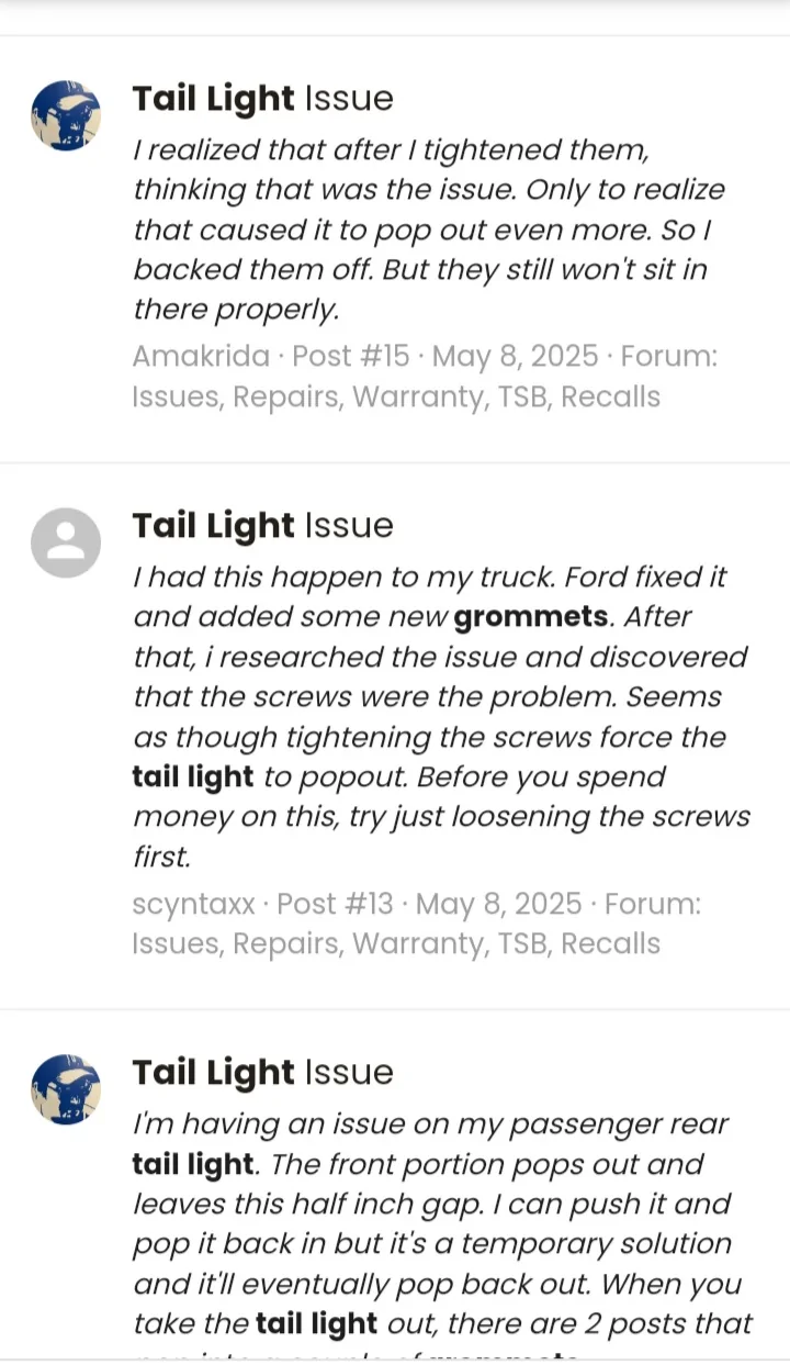 Ford Maverick Tailight Removal for LEDs 20251106_065546