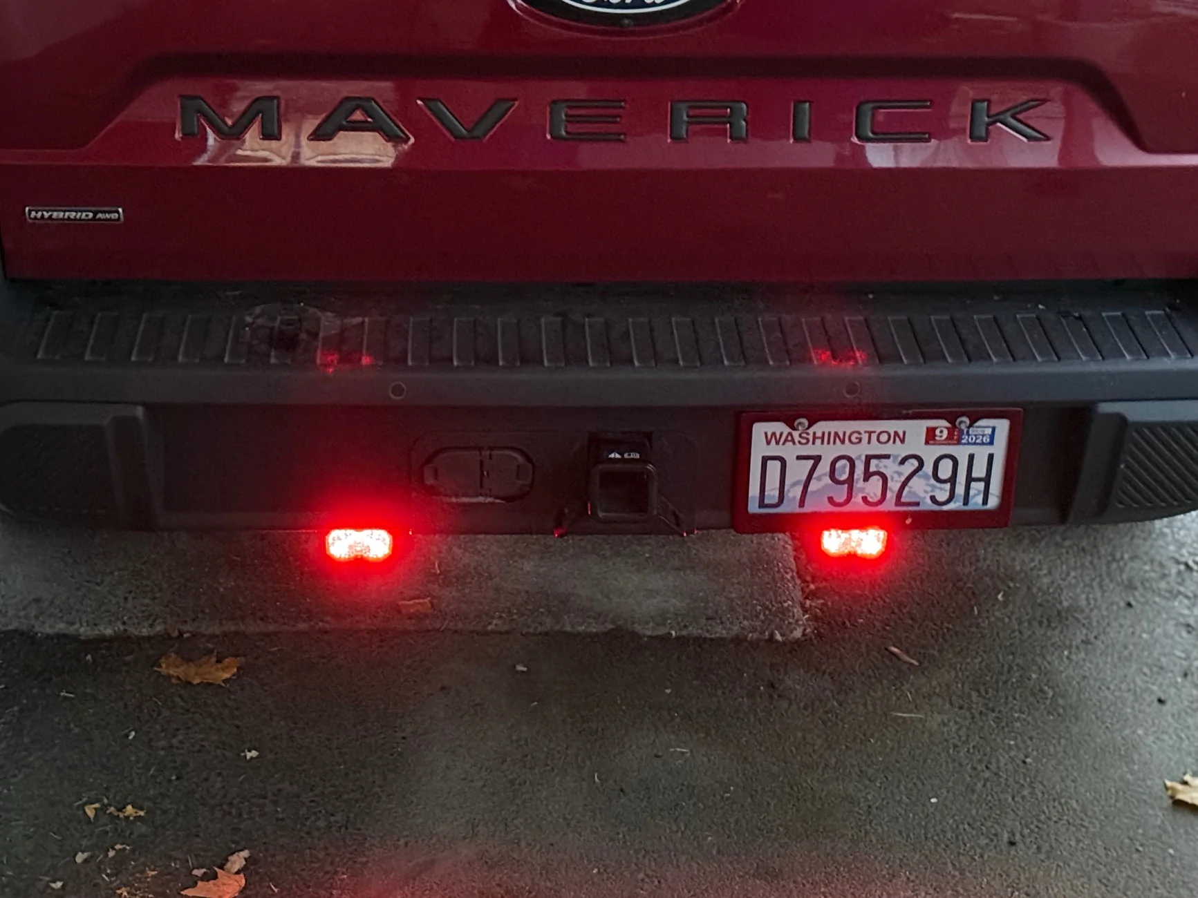 Ford Maverick DD SSC2 reverse lights installed IMG_4145