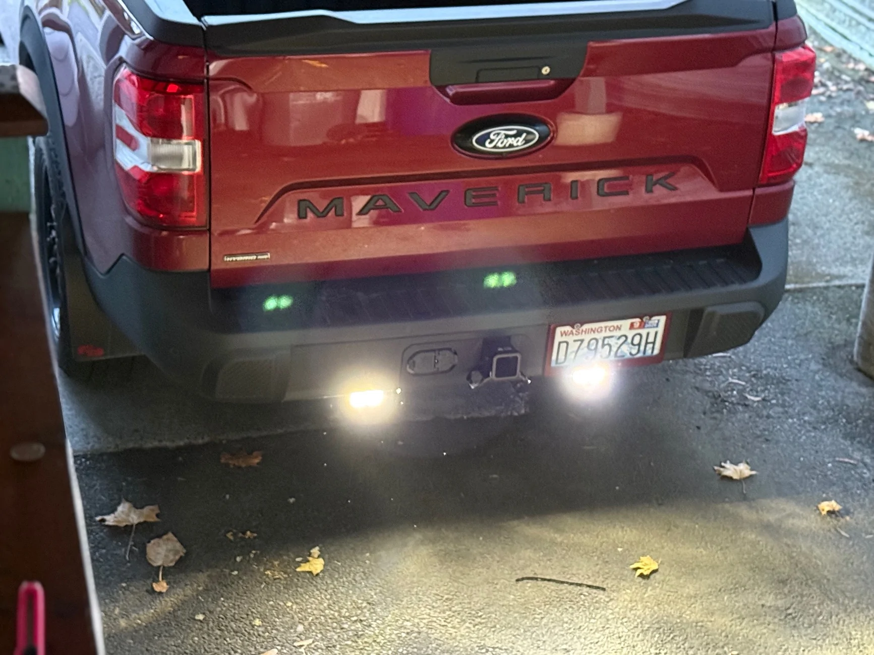 Ford Maverick DD SSC2 reverse lights installed IMG_4146
