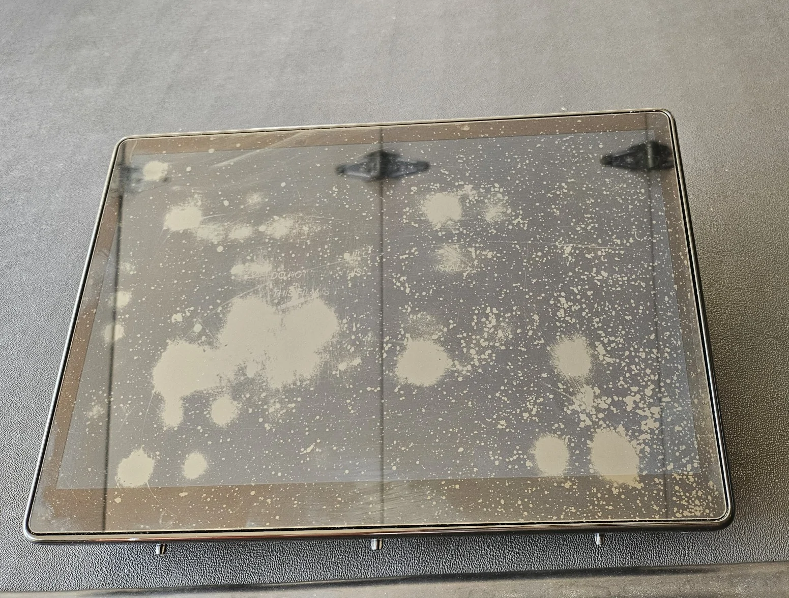 Ford Maverick 12" Transit screen protector looks bad 20251109_115323