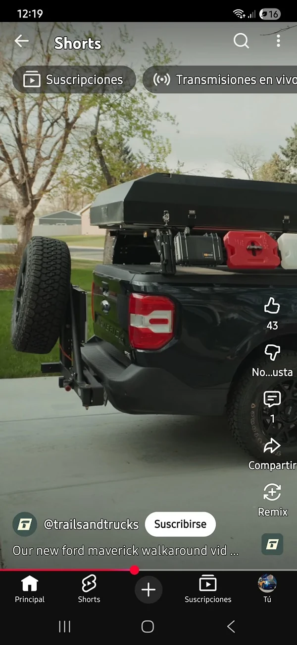 Ford Maverick Curt 31006 Hitch Spare Tire Carrier Install Screenshot_20251109_121903_YouTu