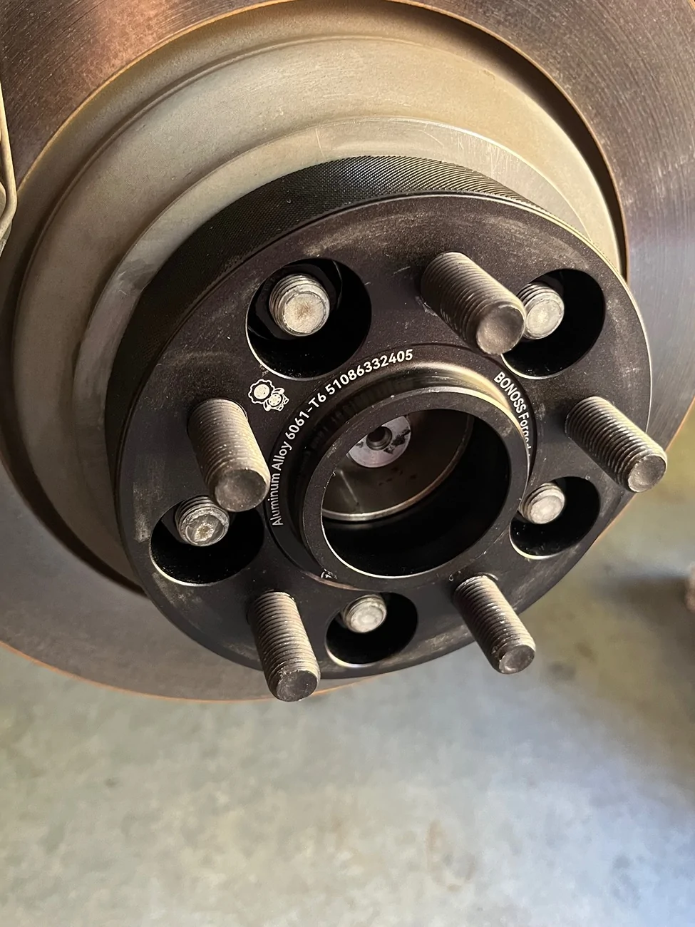 Ford Maverick Bonoss wheel spacers (35mm) installed IMG_1186