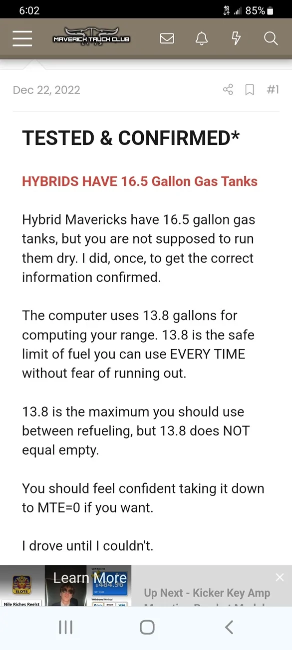 Ford Maverick Fuel Lesson Learned Screenshot_20251114-060257_Chrom