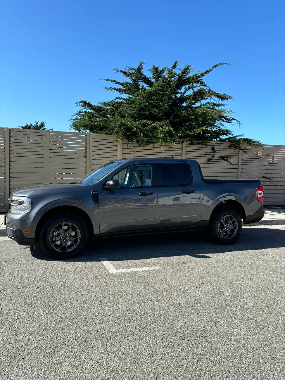 Ford Maverick Carbonized Gray with different color rims IMG_0649