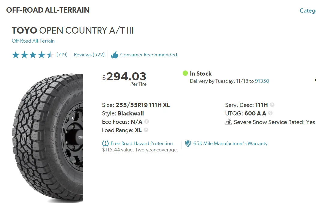 Ford Maverick All-Terrain Options for Stock Wheels on 2025 Lariat Eco-Boost? 1763319421818-un