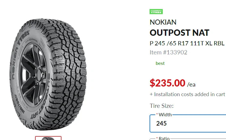 Ford Maverick All-Terrain Options for Stock Wheels on 2025 Lariat Eco-Boost? 1763321605489-da