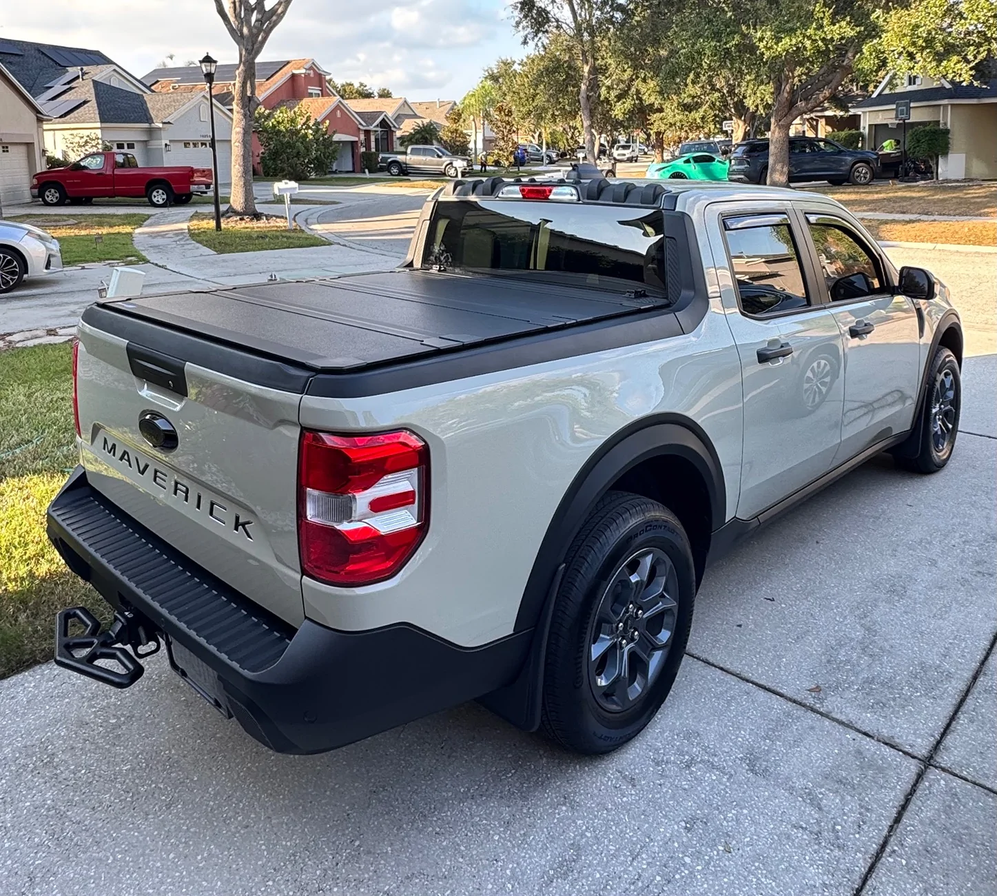 Ford Maverick New Worksport Tonneau Cover installed today IMG_3712