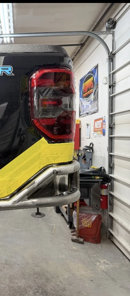 Ford Maverick Sneak peak at Tremor fabbed rear bumper..😎 IMG_5467
