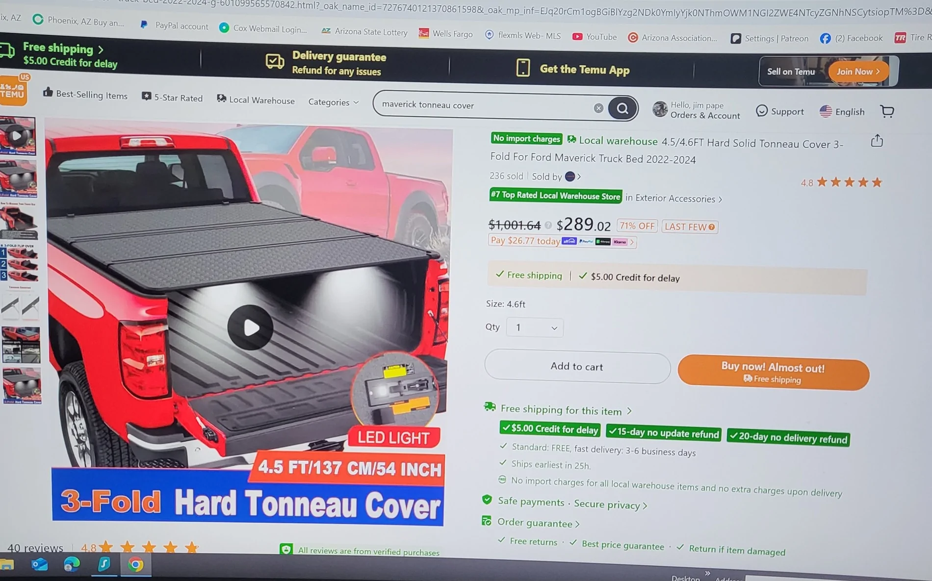 Ford Maverick Tonneau cover recommendation? 20251105_103225