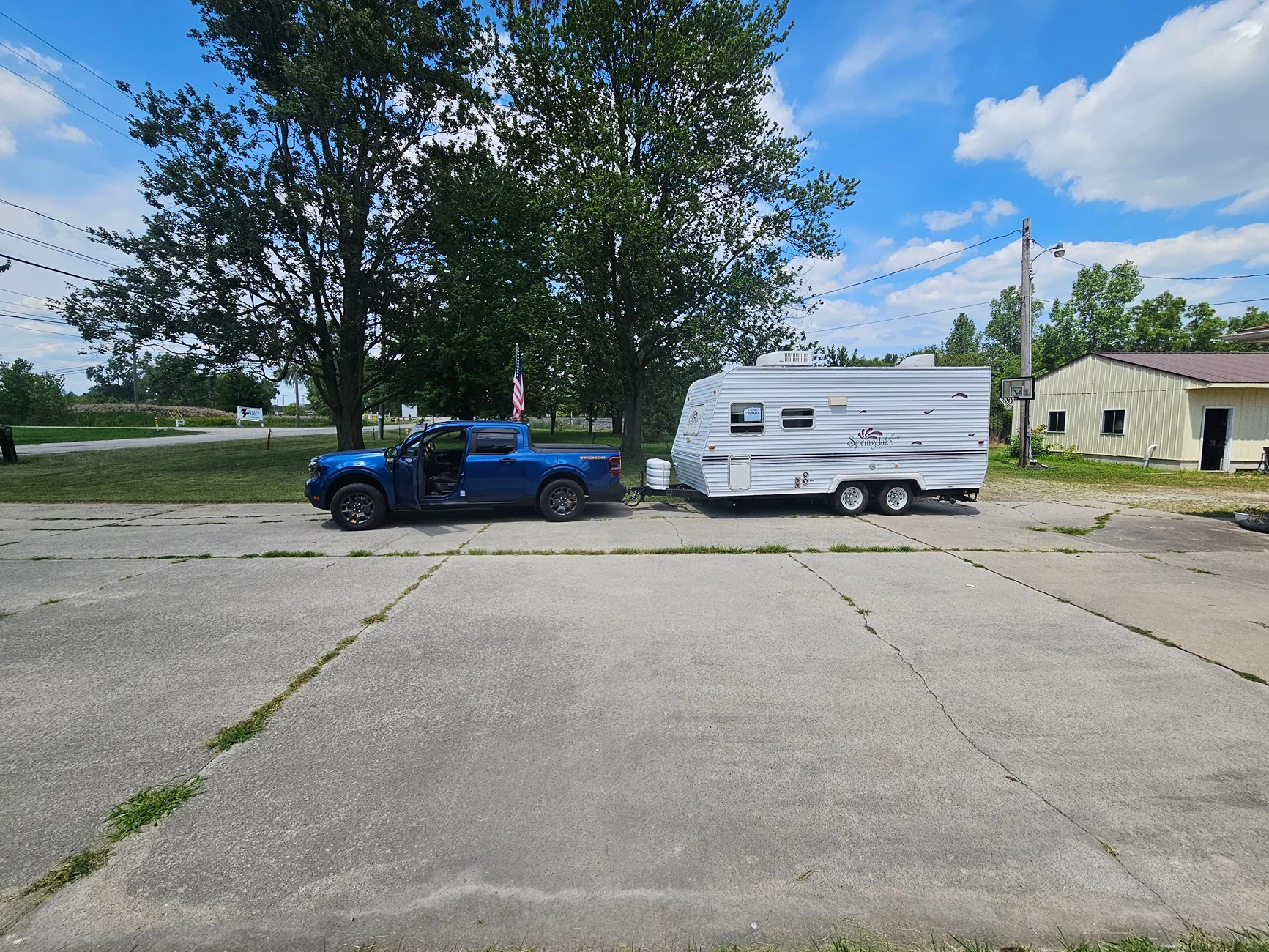 Ford Maverick Max Towing Adventure - 4,200 lbs - 285 miles - 16 MPG 20240720_142808