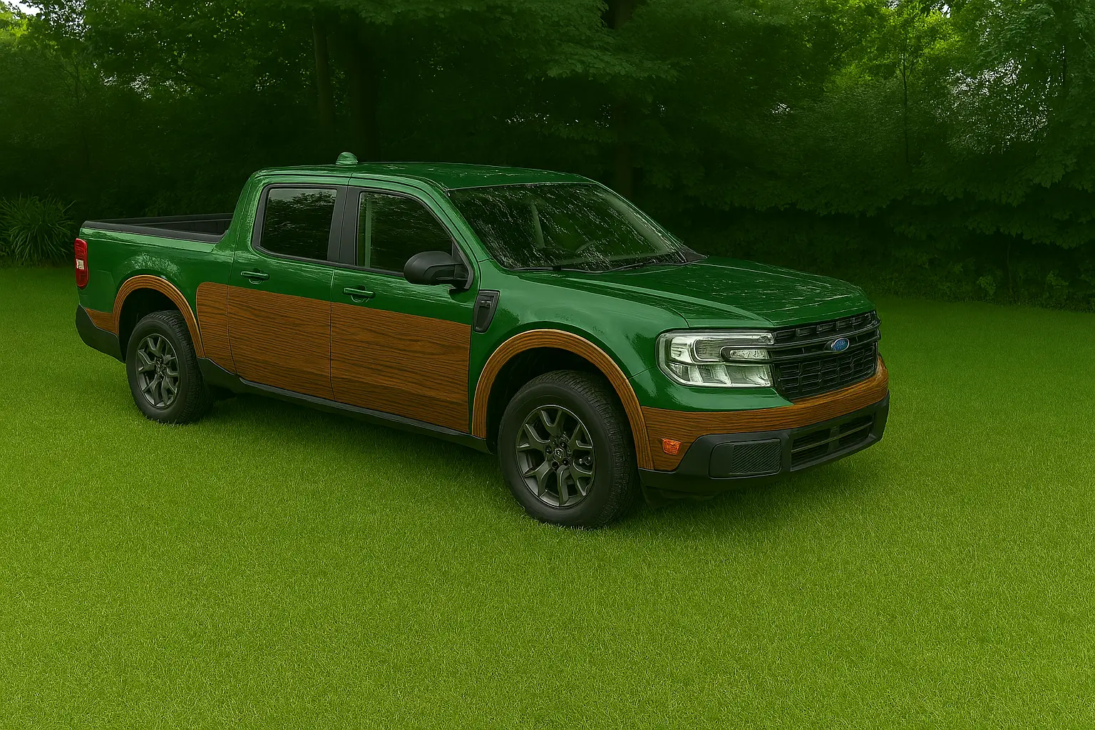 Ford Maverick Added retro vinyl stripes Designer (12)