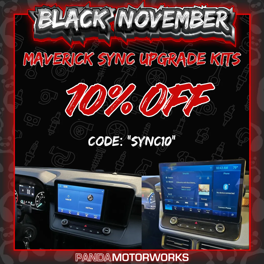 Ford Maverick Maverick Infotainment Upgrade Kits (Sync 3 to Sync 4 Conversion) Available at Panda Motorworks! BN25 Sync Kits2