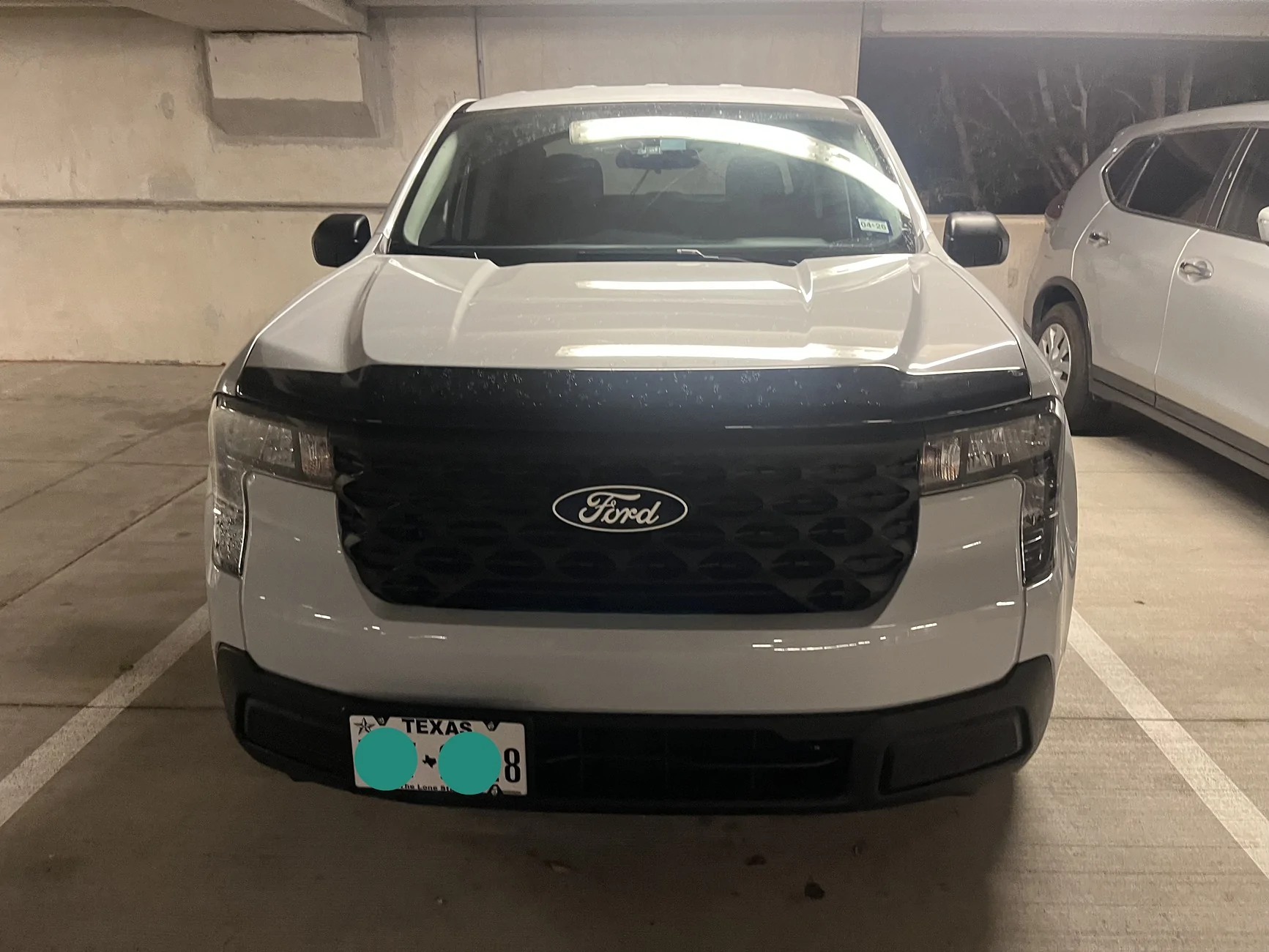 Ford Maverick Front License Plate Holder Install Location Question Mabett front license1 