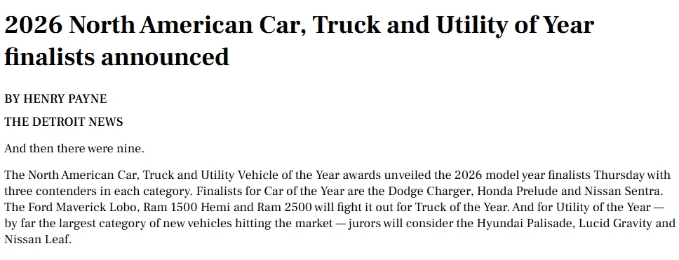 Ford Maverick 2026 Maverick Lobo - Finalist for Truck of The Year (vs. Ram 1500 Hemi and Ram 2500) Screenshot_23-11-2025_10154_enewspaper.bostonherald.com