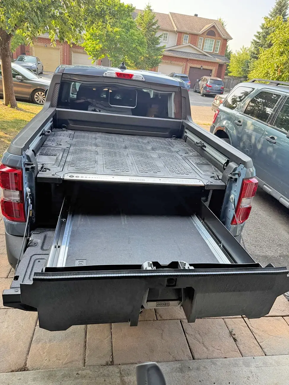 Ford Maverick DECKED Drawer System Installed decked storage system ford maverick 1